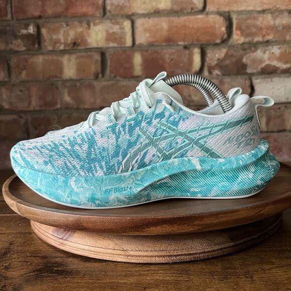 Asics Shoes - Asics Noosa Tri 16 White Aqua Running Women's 6 FF Blast Cushioned Shoes